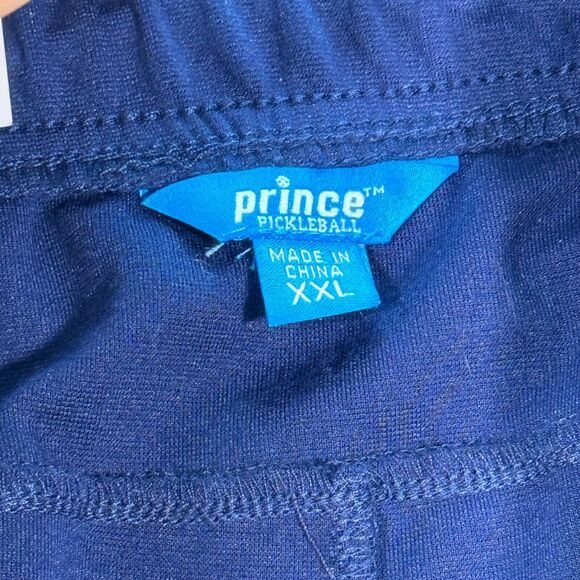 Prince Pickleball Sweatpants Men's 2XL XXL Blue Navy Ponte Slim Pants Sport - Picture 3 of 13